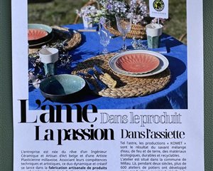 Art, ceramic, table, Millau, Aveyron, plates
