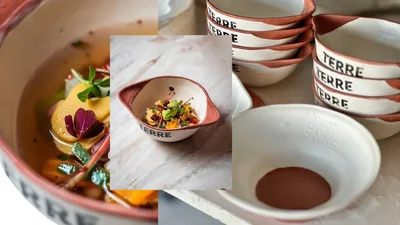 Bols en céramique créés sur mesure par KOMET pour TERRE-TERRE