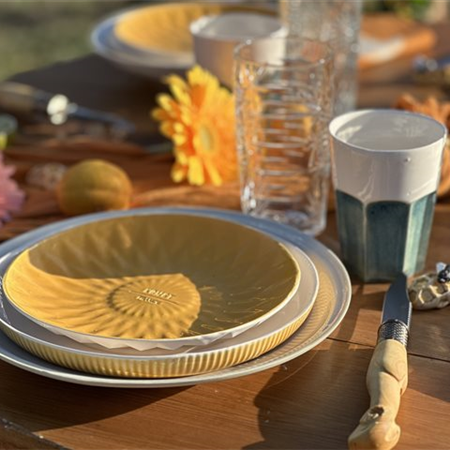 Earthenware glass - NOSTAL Green handmade