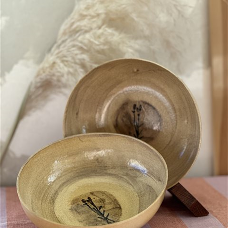 Earthenware salad bowl - BOHL spring