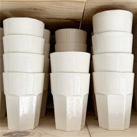 Verre en faïence - NOSTAL Blanc